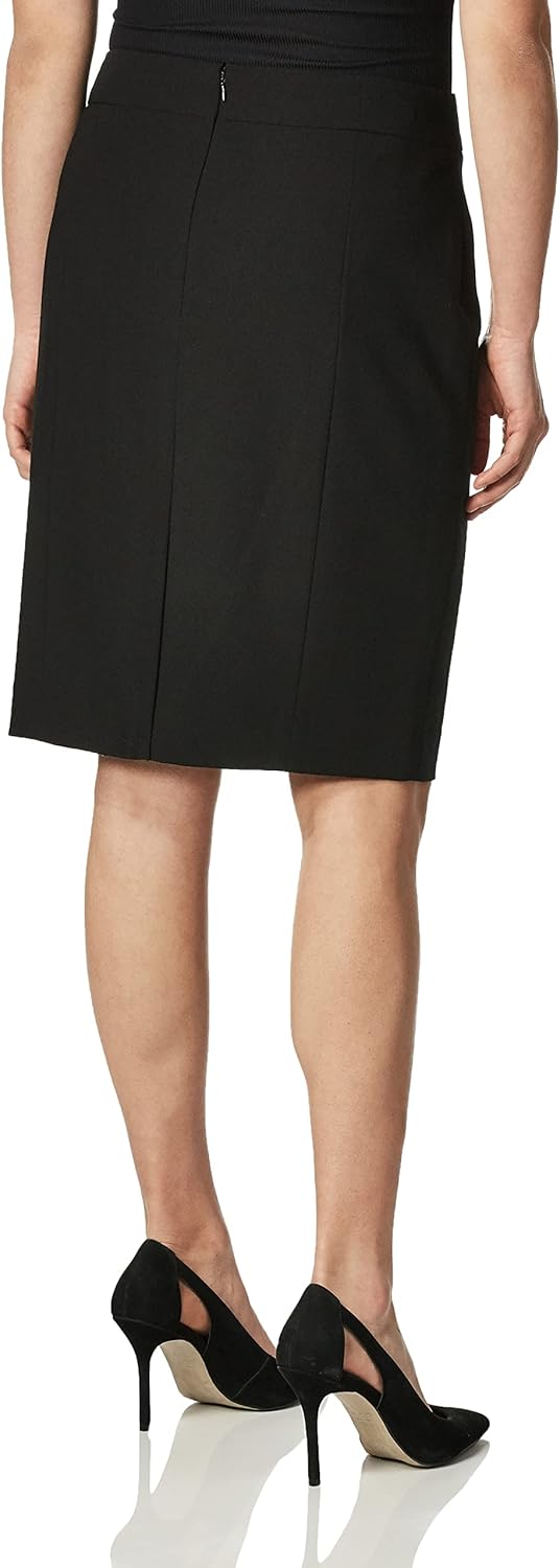 Women Classic Fit Straight Lux Suit Skirt (Regular and Plus Size)