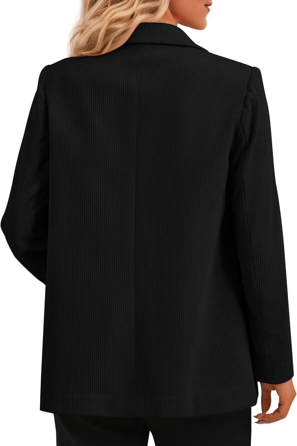 Women Winter Corduroy Blazers Jackets Dressy Casual Ribbed Long Sleeve Lapel Fashion Work Business Outerwear