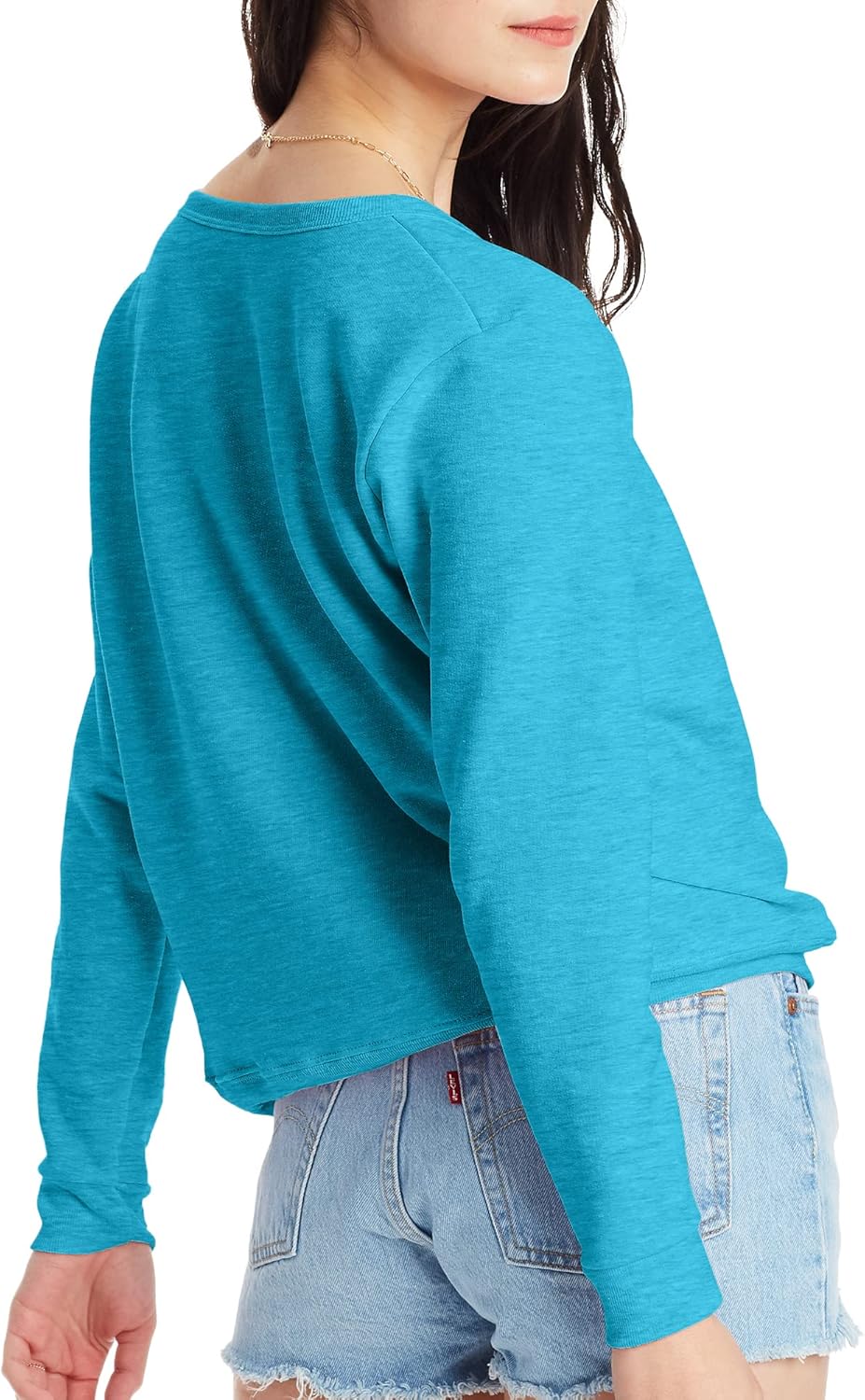 Women Crewneck Sweatshirt,   Pullover With V-notch, Sweatshirt for Women